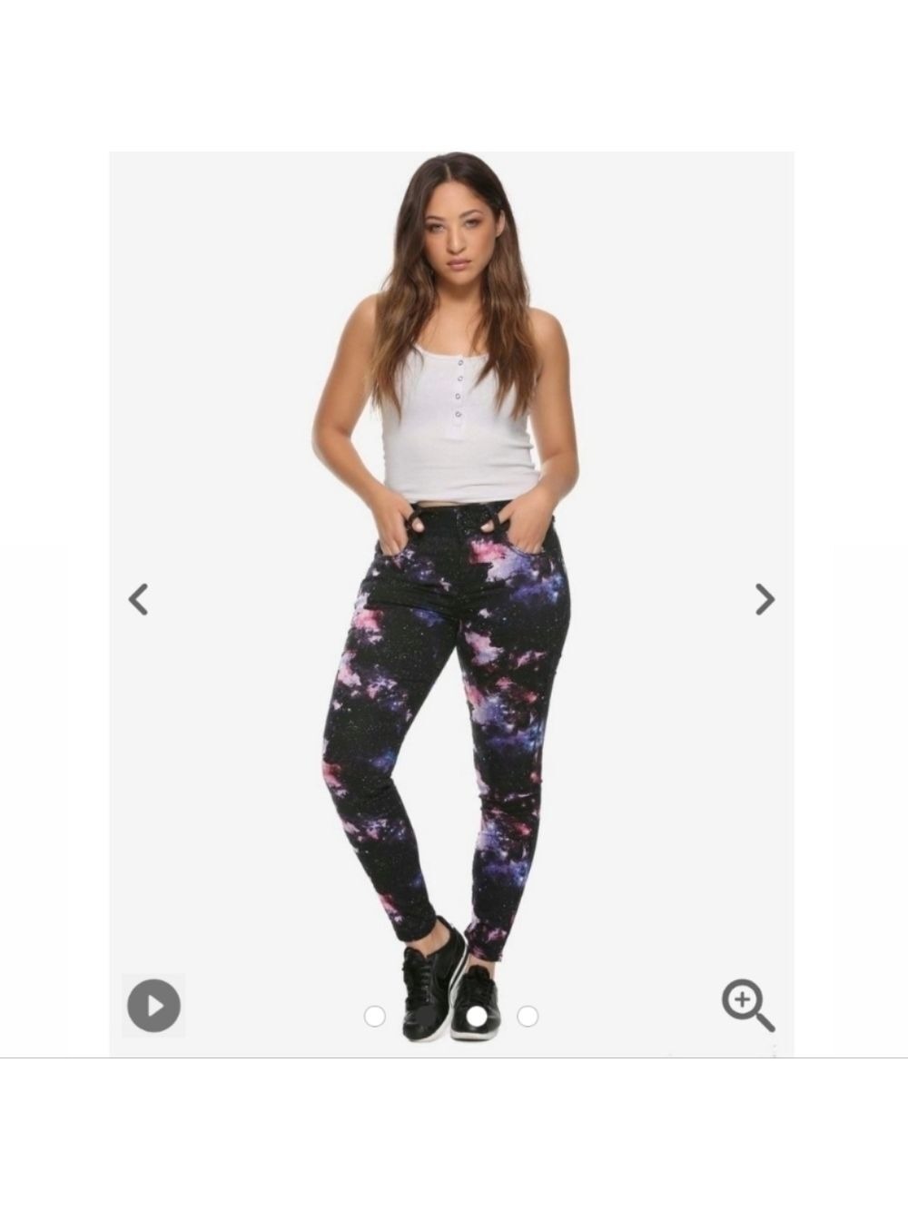Hot Topic Denim Galaxy Hi-Rise Super Skinny Jeans Size 1